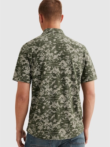 PME Legend Regular fit Overhemd 'Shirt in jersey piqué with allover print' in Groen