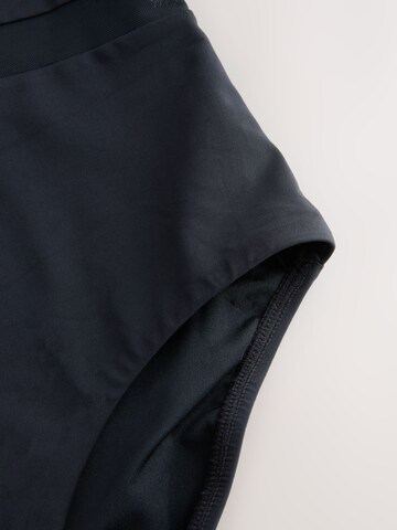Next T-Shirt Badeanzug in Schwarz