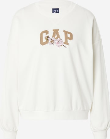 GAP Sweatshirt in White: front