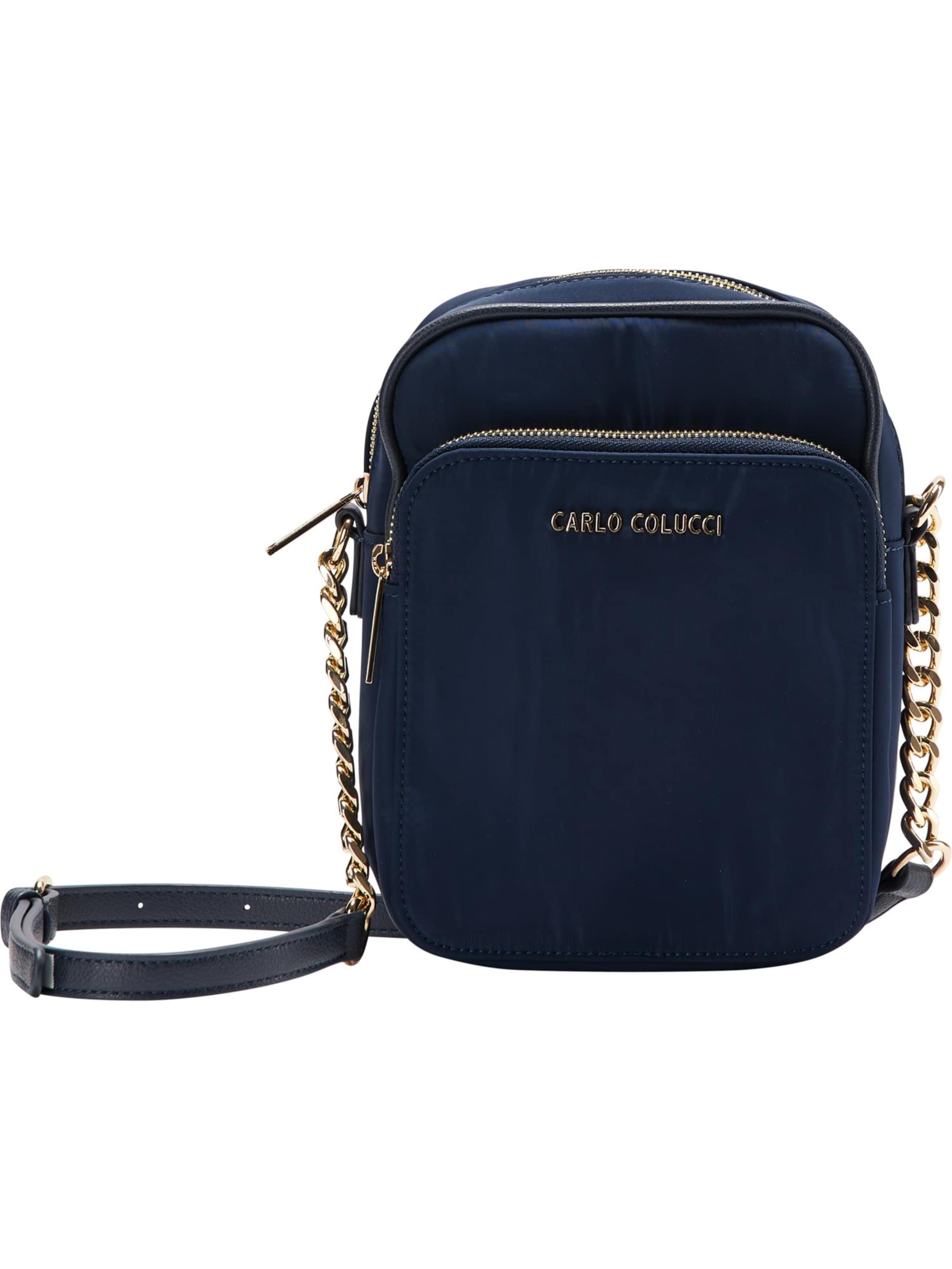 Carlo Colucci Crossbody bag ' Covacci ' in Blue: front