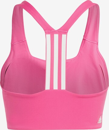 ADIDAS SPORTSWEAR Bustier Sport-BH 'Powerimpact' in Pink