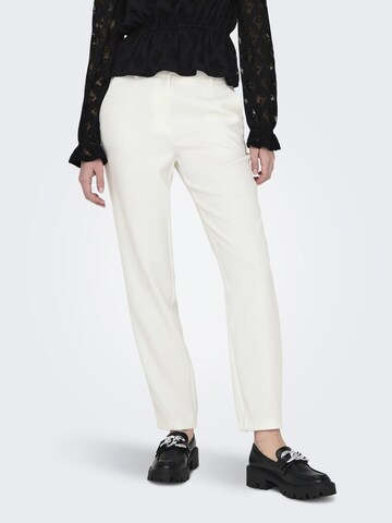 Regular Pantalon 'LELA-ELLY' ONLY en blanc : devant