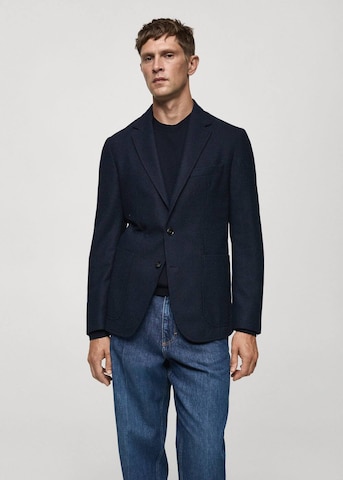 MANGO MAN Regular fit Suit Jacket 'Molina' in Blue: front