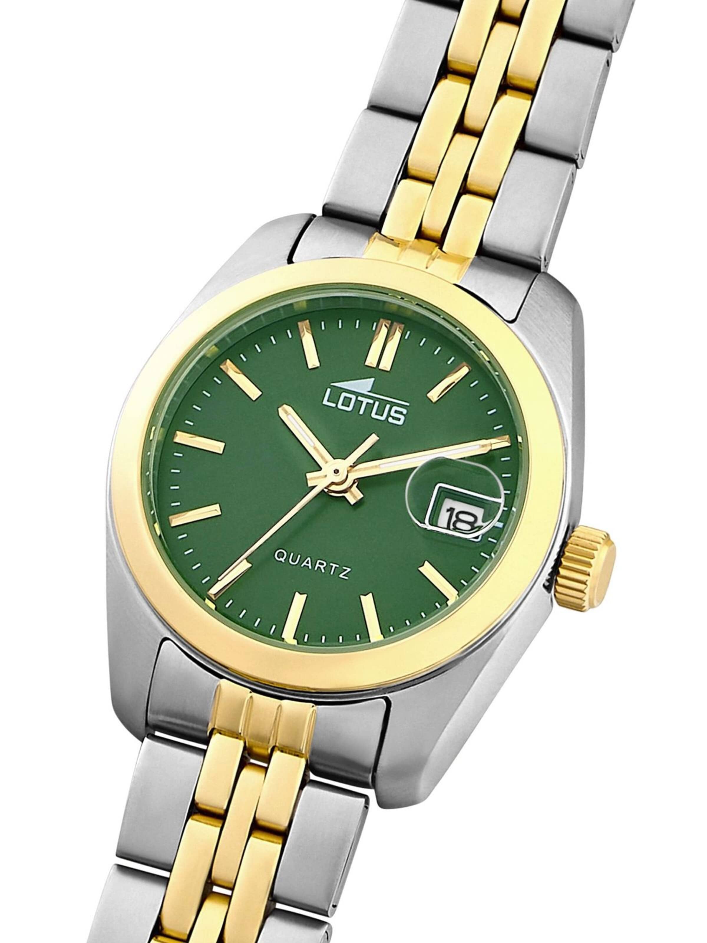 Lotus Analog watch 'Watch Old Money' in Green
