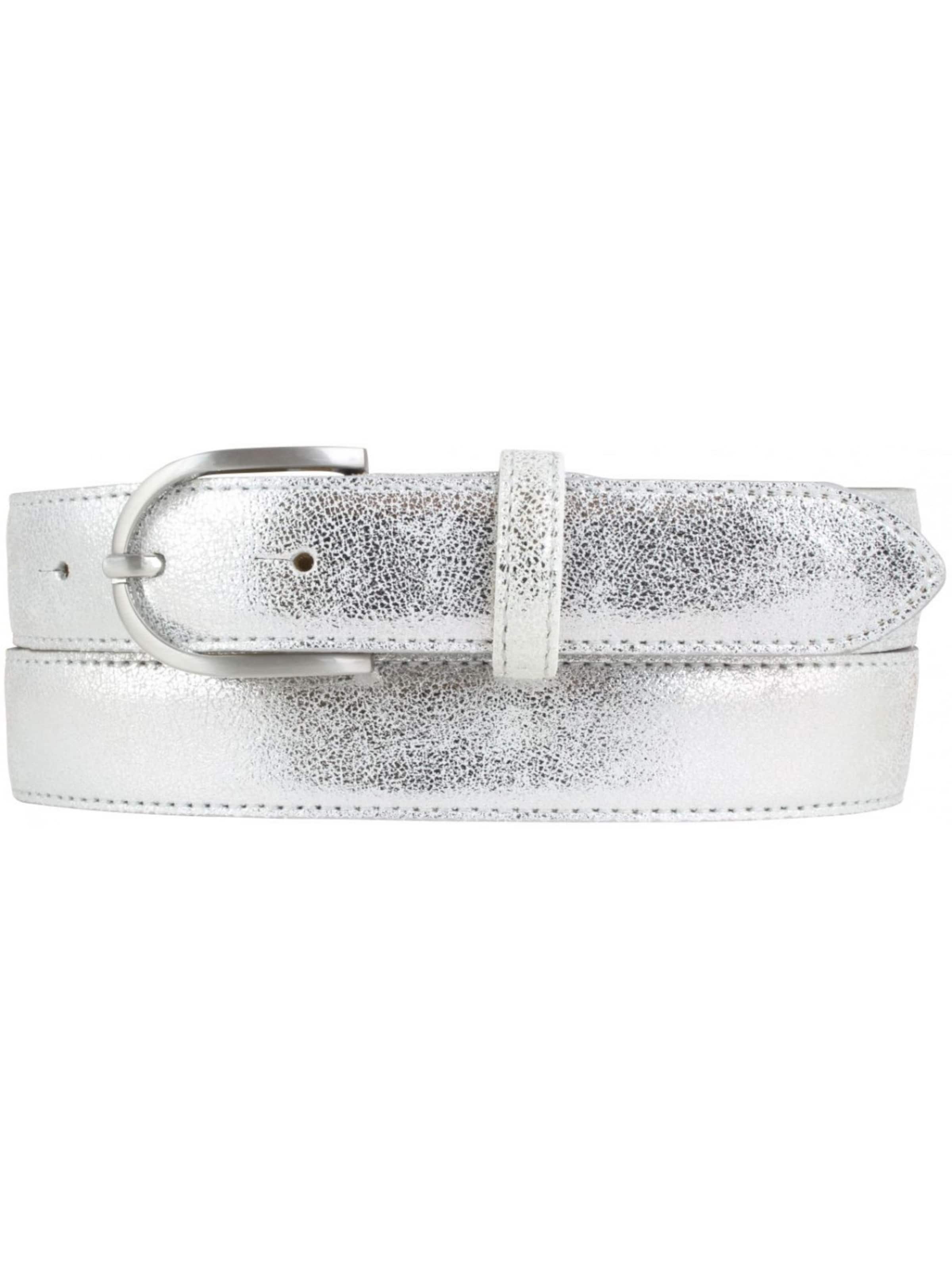 BELTINGER Belt 'Oristanoe' in Silver: front
