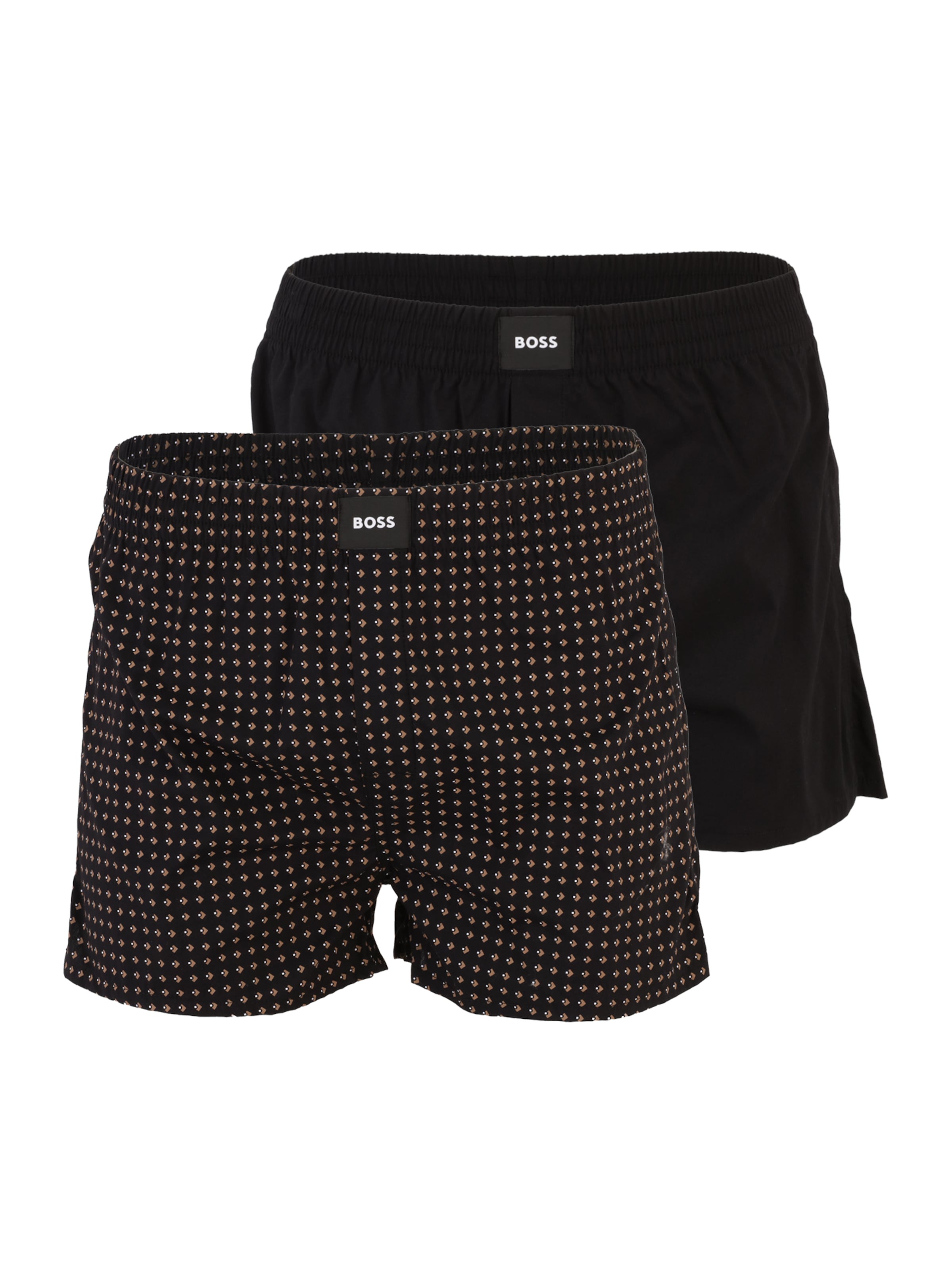 BOSS Шорты Боксеры 'Peach' в Черный: спереди