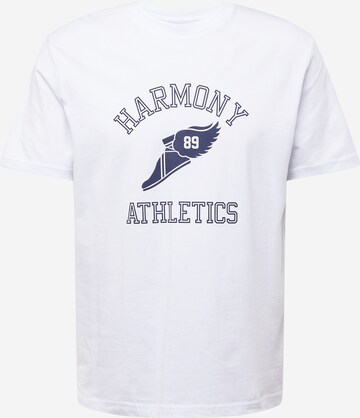 Harmony Paris Shirt '89 ATHLETICS' in White: front