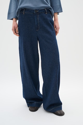InWear Wide leg Jeans in Blauw: voorkant