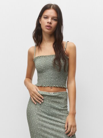 Pull&Bear Top in Groen: voorkant