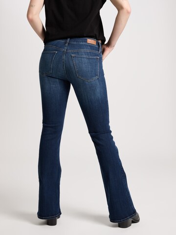 Cross Jeans Flared Jeans 'Faye' in Blue