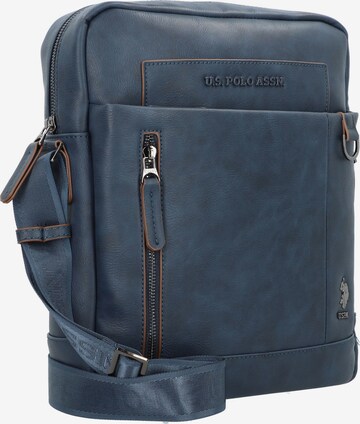 U.S. POLO ASSN. Schoudertas 'Cambridge' in Blauw