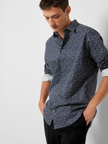 Slim fit Camicia 'Soho' di SELECTED HOMME in blu