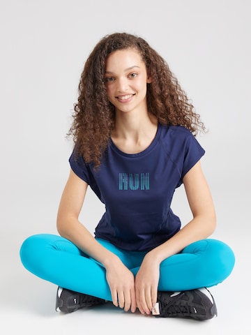 ONLY PLAY Performance Shirt 'JOY ON' in Blue