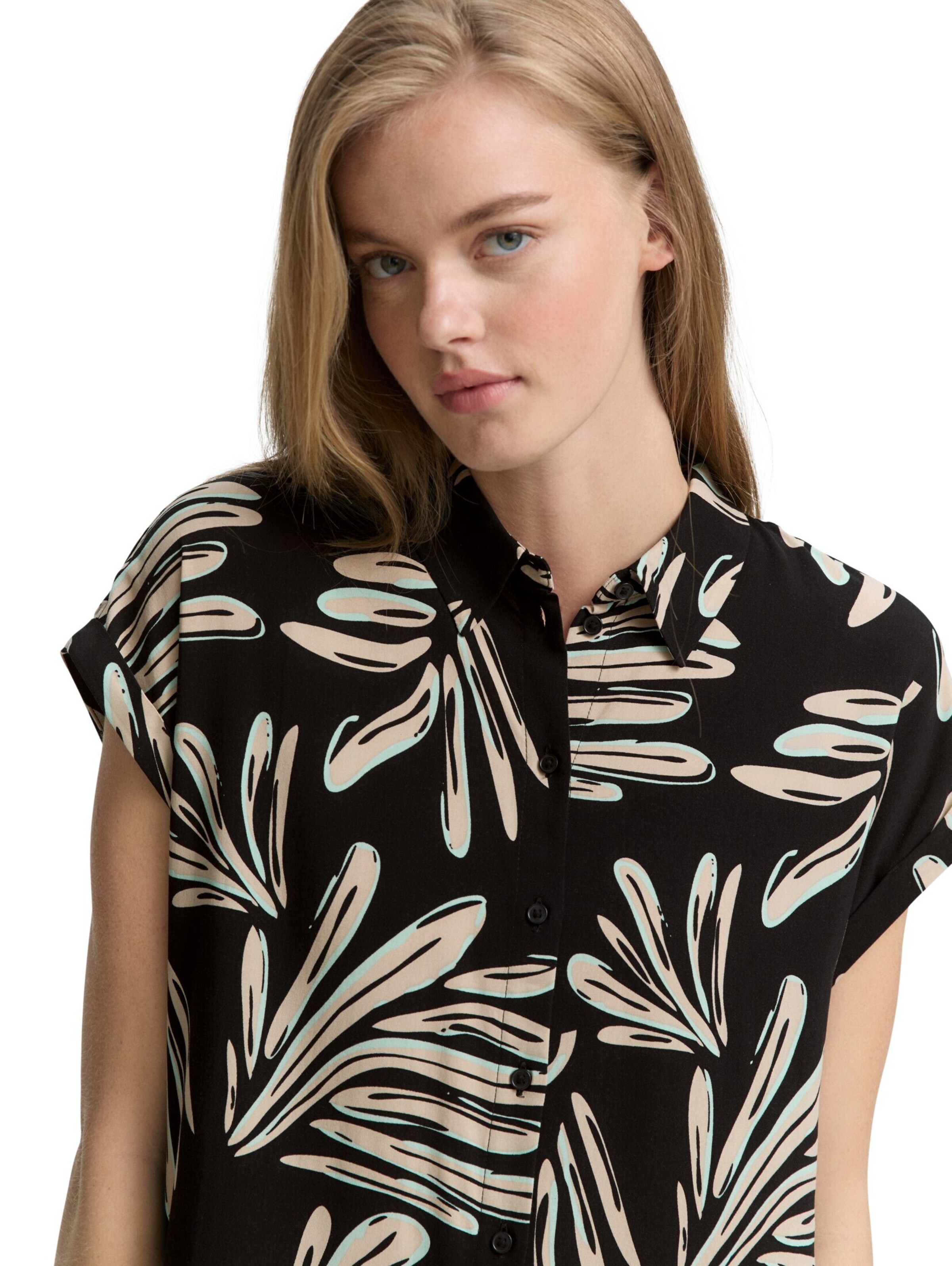 TOM TAILOR DENIM Blouse in Black