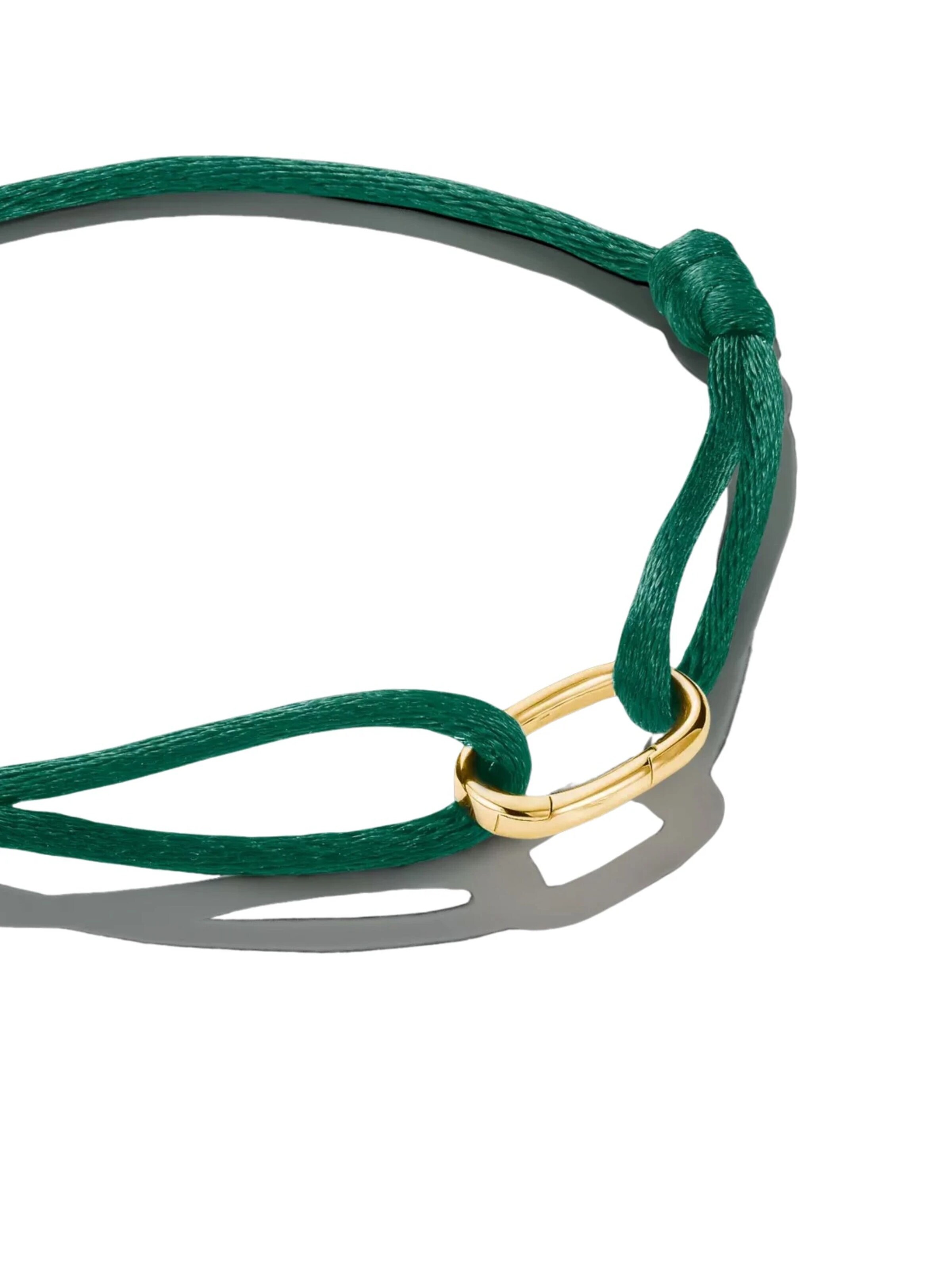 Bracelet 'Thomas Sabo Textilarmband Grün Connect 18k Vergoldet' Thomas Sabo en or