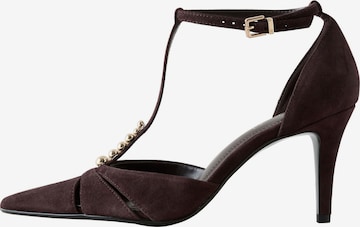 Escarpins à bride arrière Next en marron : devant