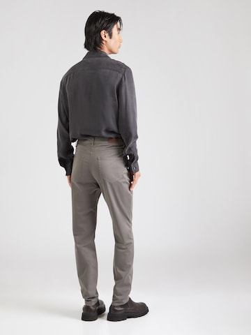 Hackett London - Tapered Calças em cinzento: atrás