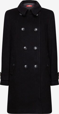 ESPRIT Between-Seasons Coat in Black: front