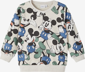 NAME IT Sweatshirt 'Daf Mickey' in Beige: voorkant