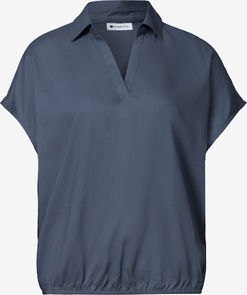 STREET ONE Blouse in Blue: front