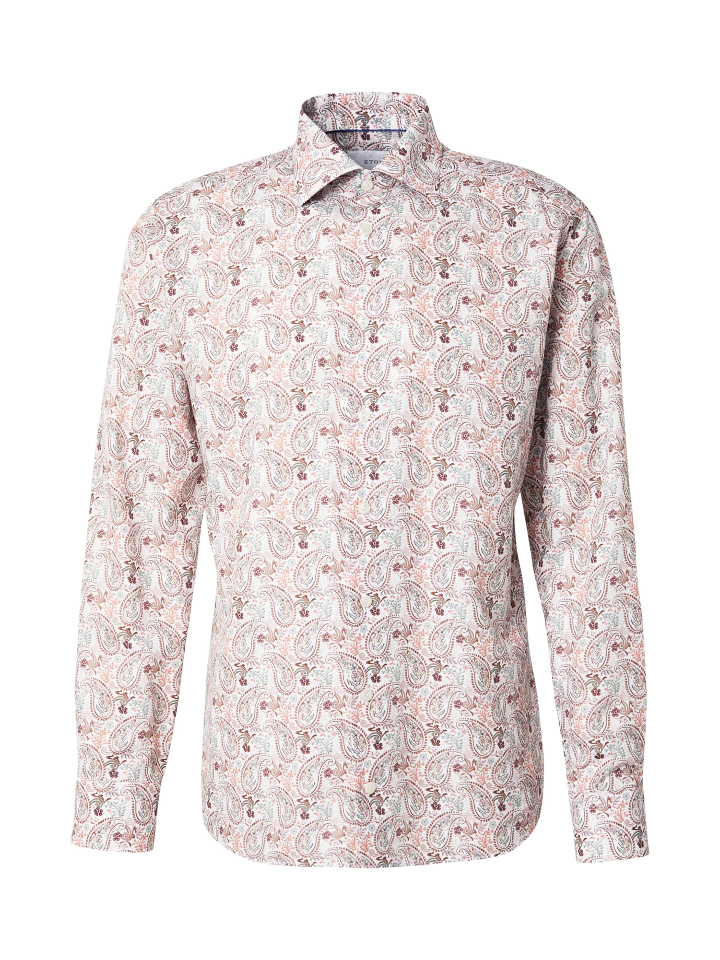 ETON Slim Fit Hemd in Braun: Vorderseite