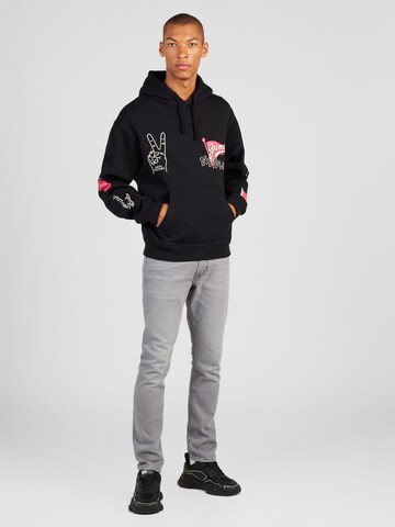 Grimey Sweatshirt 'NABLUS VINTAGE' in Black