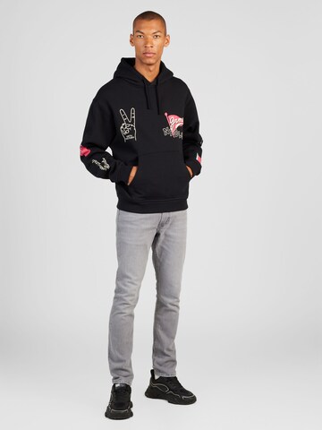 GrimeySweater majica 'NABLUS VINTAGE' - crna boja