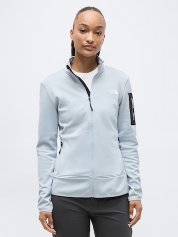 THE NORTH FACE Funkčná flisová bunda 'MISTYESCAPE' - Sivá: predná strana