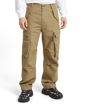 Regular Pantalon cargo G-STAR en beige : devant