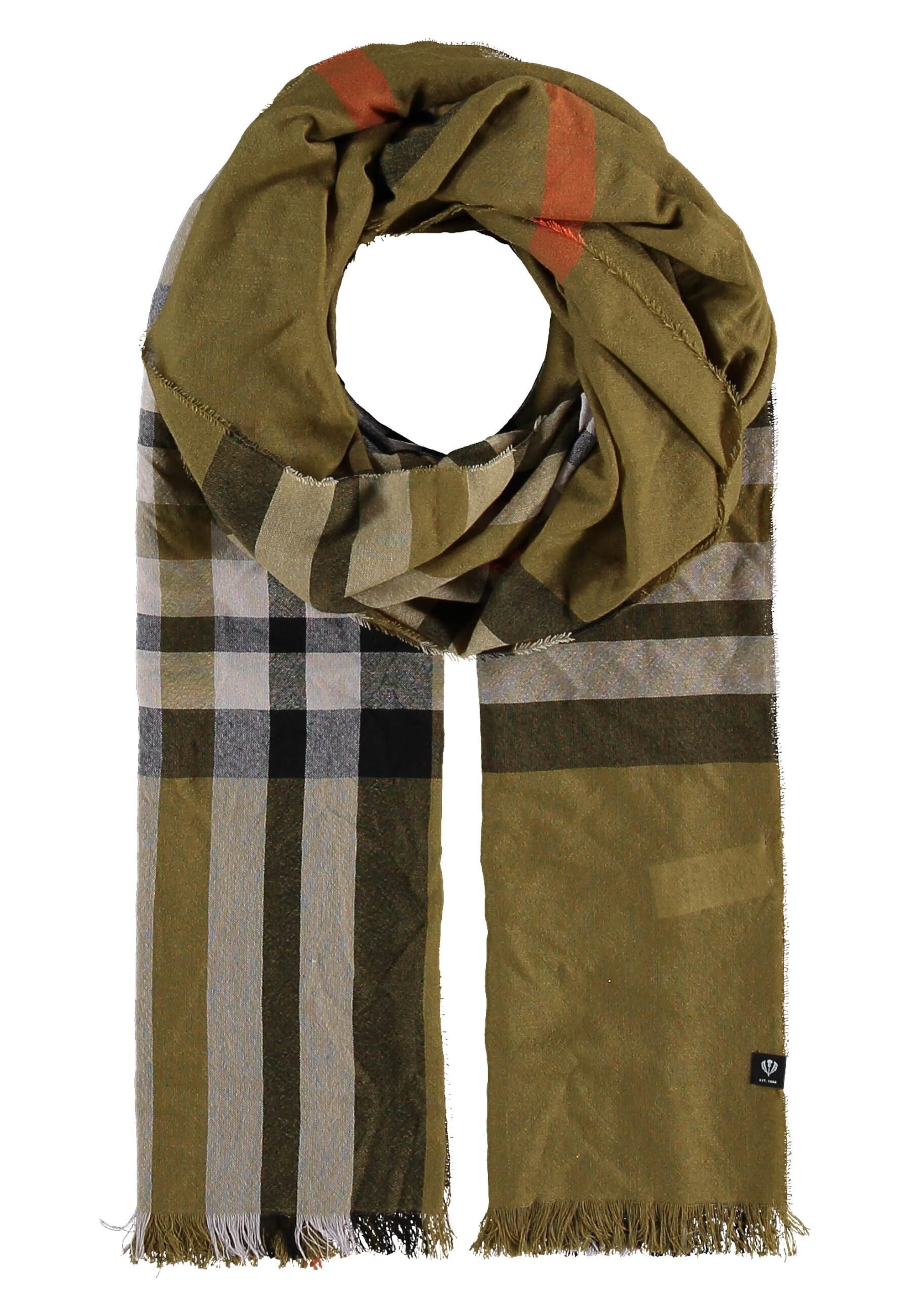 FRAAS Schal in Grün: Vorderseite