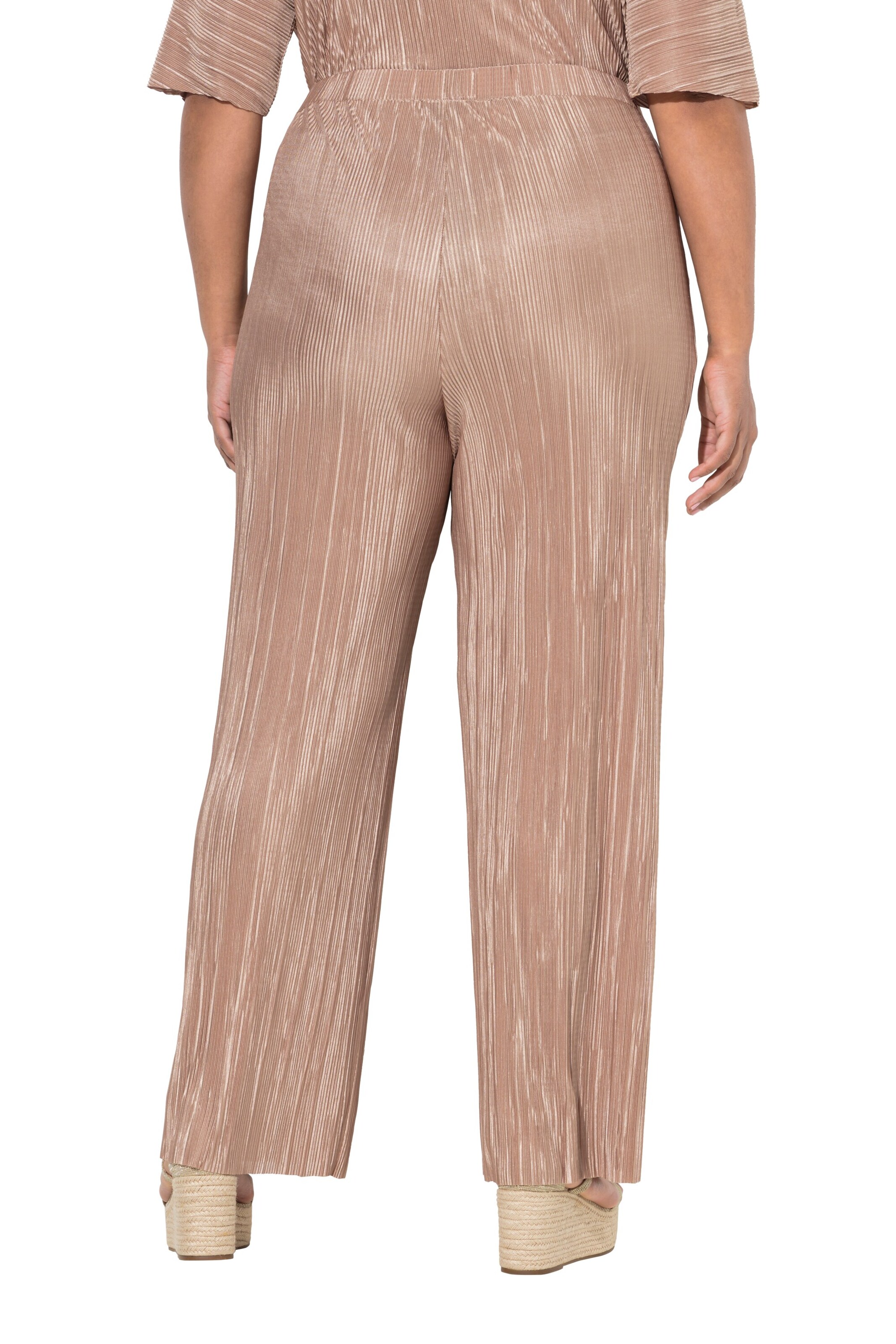 Ulla Popken Wide leg Pants in Brown
