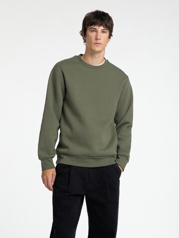 SELECTED HOMME Sweatshirt 'SLHDAN' in Grün: Vorderseite