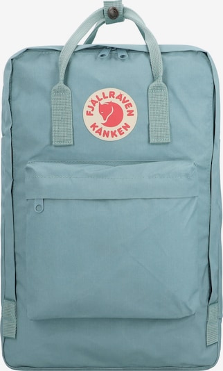 Fjällräven Rucksack 'Kanken' in türkis / rot / weiß, Produktansicht
