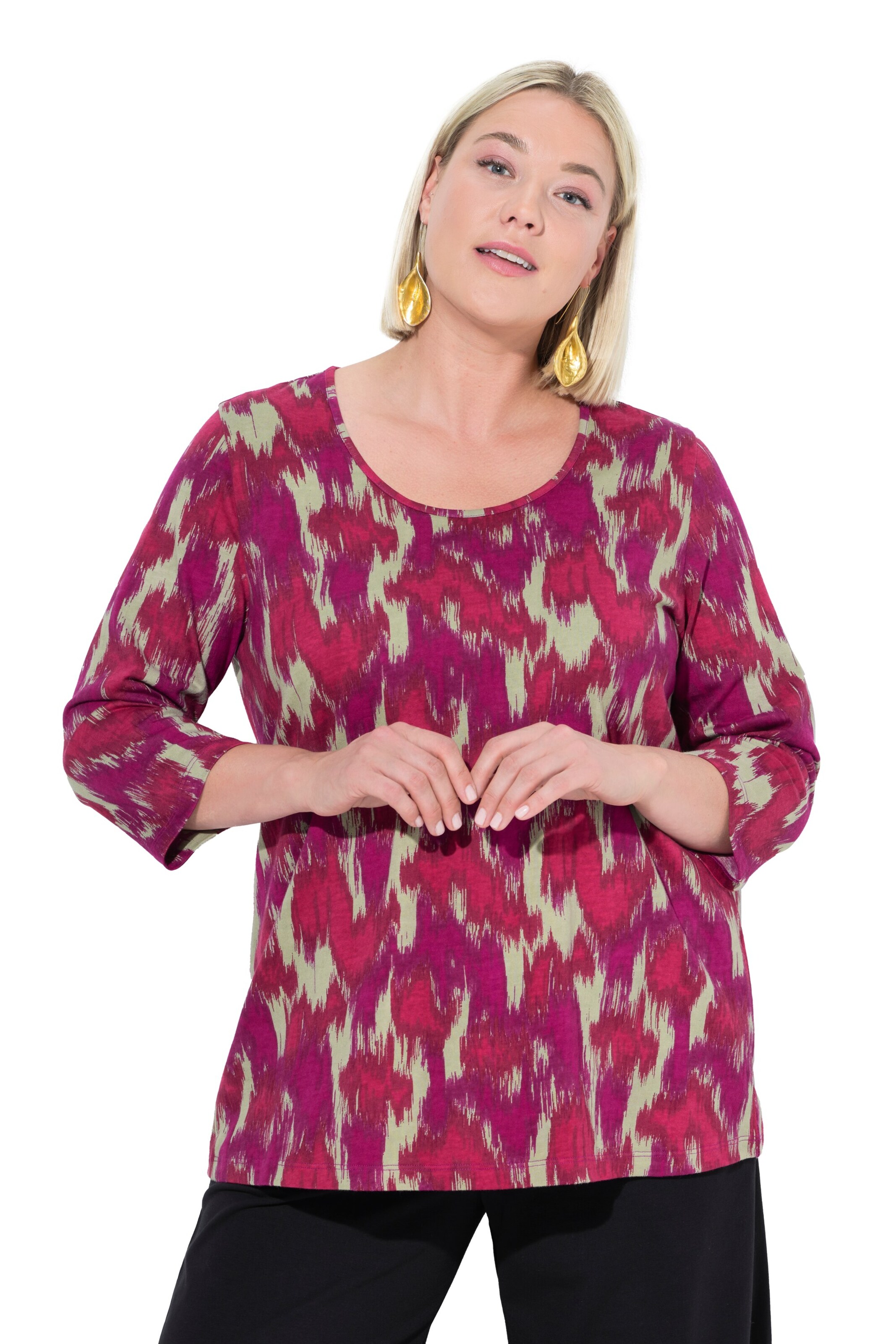 Ulla Popken Shirt in Pink: front