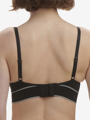 ADIDAS SPORTSWEAR Triangel Bügelloser BH ' WIRELESS BRA ' in Schwarz