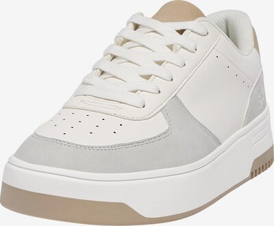 Sneaker bassa Pull&Bear di colore nudo / grigio chiaro / bianco, Visualizzazione prodotti