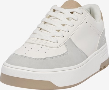 Pull&Bear Sneakers low i beige: forside