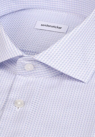 SEIDENSTICKER Slim Fit Hemd in Weiß