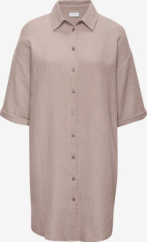 BEACH TIME Bluse in Beige: Vorderseite