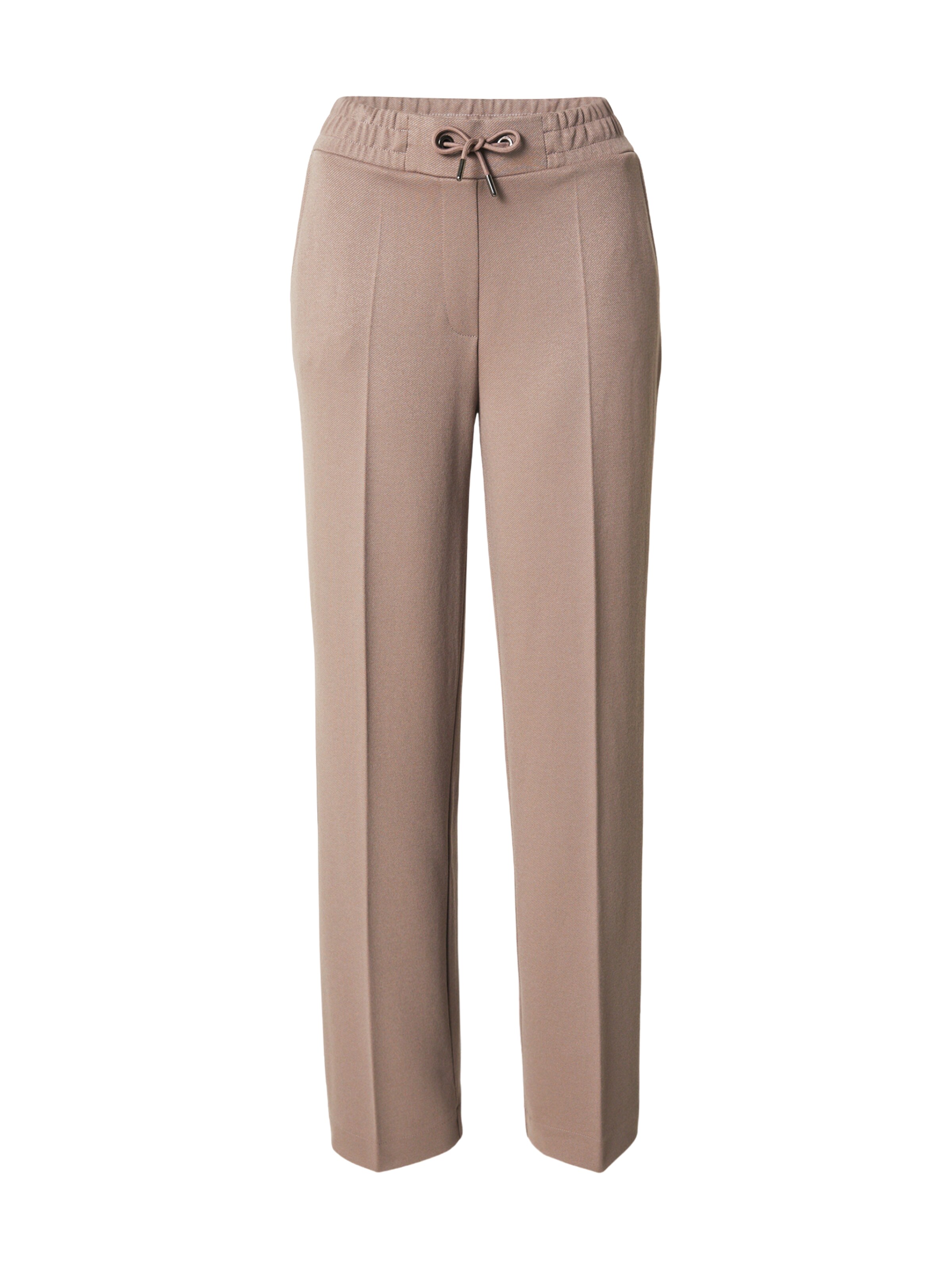 Wide Leg Pantalon à plis monari en gris : devant