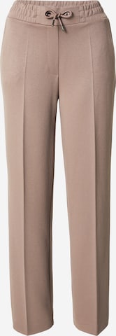 Wide Leg Pantalon à plis monari en gris : devant