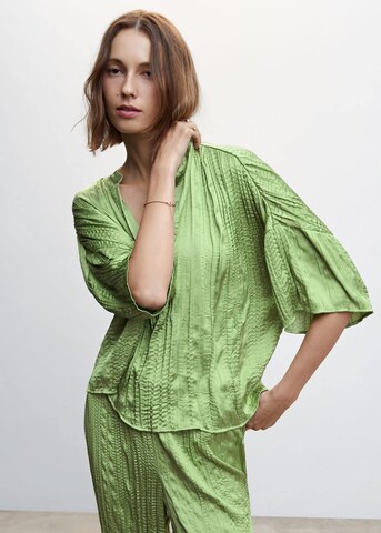 MANGO Bluzka 'Romi' w kolorze zielony