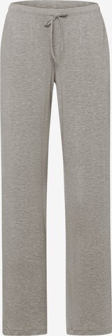 Hanro Pajama Pants ' Natural Elegance ' in Grey: front