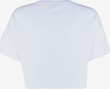 BLUE EFFECT - Camiseta en blanco