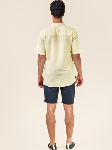 Living Crafts Regular Fit Hemd 'RUBEN'‌‌‌‌‌‌‌‌‌ in Gelb