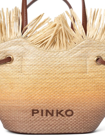 Shopper di PINKO in beige