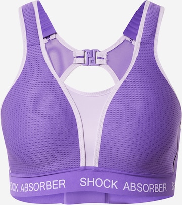 SHOCK ABSORBER Bustier Sport-BH in Lila: predná strana