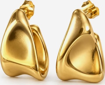 Boucles d'oreilles 'BREGENZ' Alster Herz en or : devant