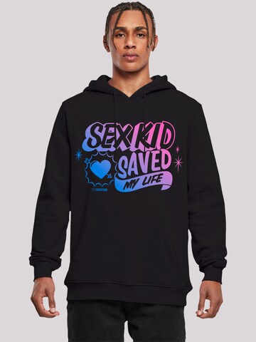 F4NT4STIC Sweatshirt 'Sex Education Sex Kid Blend Netflix TV Series' in Black: front