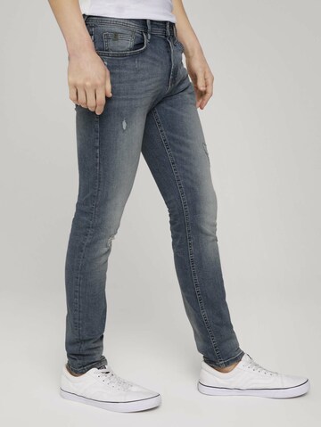 TOM TAILOR DENIM Slimfit Jeans 'Piers' in Blauw